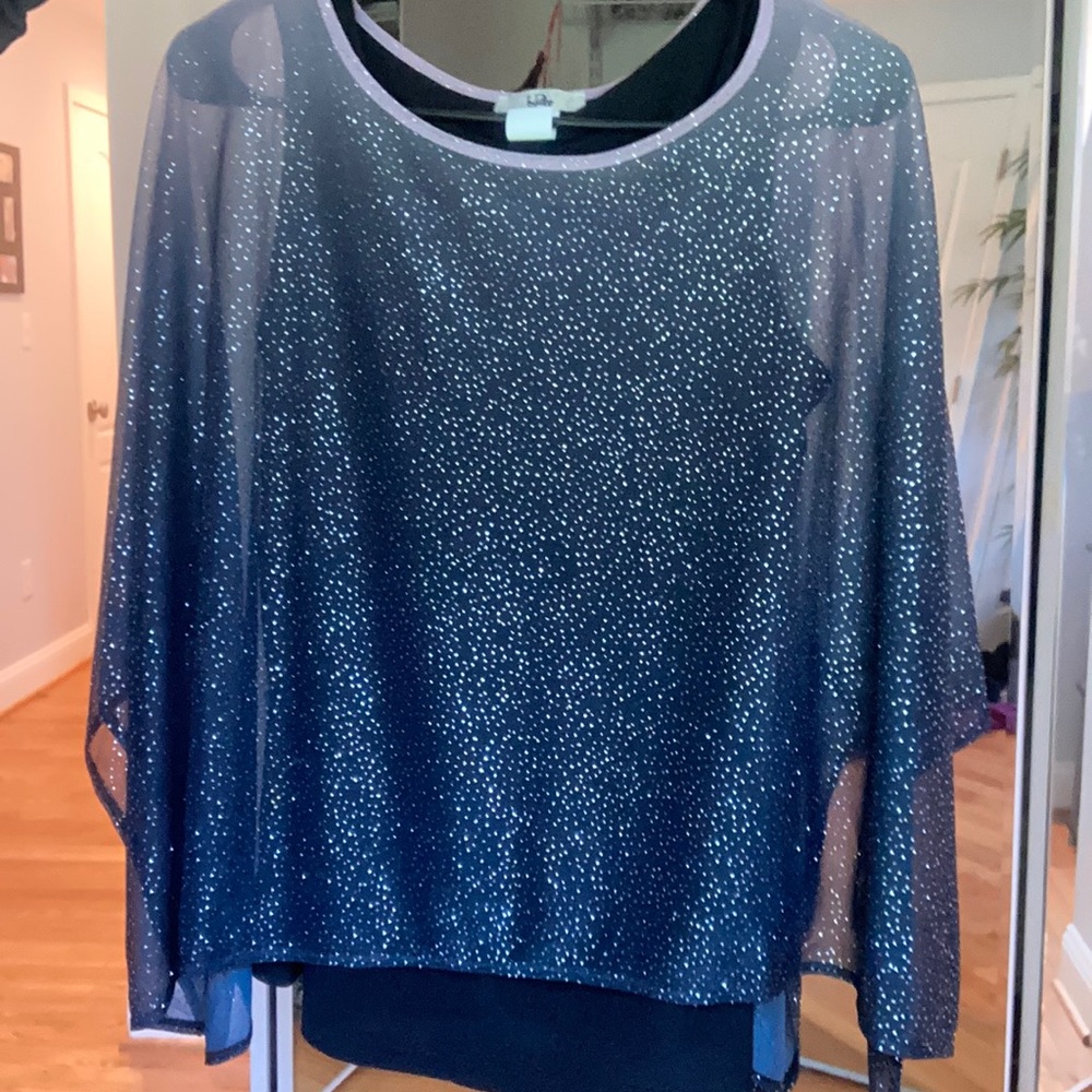 Purple Ombré blouse